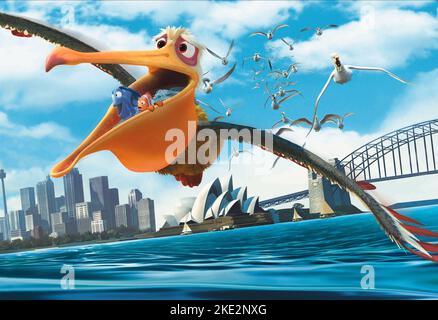 CONCLUSION NEMO, NIGEL LE PELICAN, DORY, MARLIN, 2003 Banque D'Images