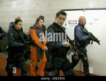 S.W.A.T., MICHELLE RODRIGUEZ, OLIVIER MARTINEZ, COLIN FARRELL, SAMUEL L. JACKSON, 2003 Banque D'Images