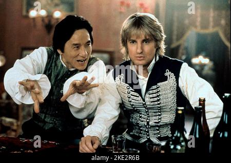 CHEVALIERS DE SHANGHAI, JACKIE CHAN, OWEN WILSON, 2003 Banque D'Images