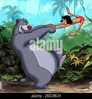 LE LIVRE DE LA JUNGLE 2, BALOO, MOWGLI, 2003 Banque D'Images