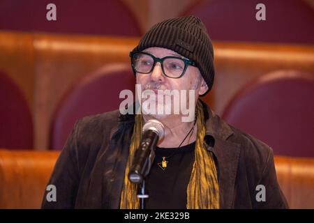 Rome, Italie. 09th novembre 2022. La chanteuse italienne Vasco Rossi lors de la cérémonie de remise de la "Lupa Capitolina" à Rome (photo de Matteo Nardone/Pacific Press/Sipa USA) crédit: SIPA USA/Alay Live News Banque D'Images