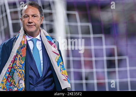 Florence, Italie. 09th novembre 2022. Danilo Iervolino (président de la Salernitana américaine) pendant l'ACF Fiorentina vs US Salernitana, football italien série A match à Florence, Italie, 09 novembre 2022 crédit: Agence de photo indépendante/Alay Live News Banque D'Images