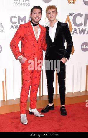 Sam Williams et le petit ami beau arrivent aux prix annuels 56th de l'Association de musique country qui se tiennent à l'aréna Bridgestone de 9 novembre 2022, à Nashville, Tennessee. © Arroyo-OConnor / AFF-USA.com Banque D'Images