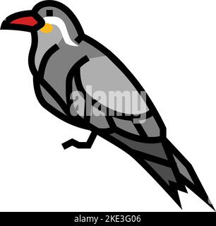 inca oiseau de sterne exotique couleur icône illustration vectorielle Illustration de Vecteur