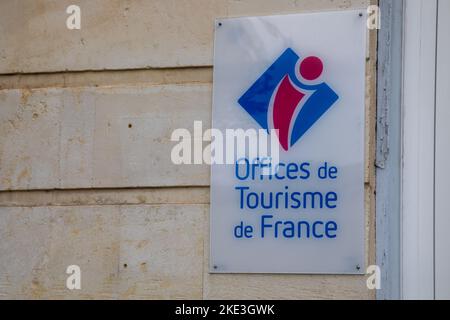 Bordeaux , Aquitaine France - 10 30 2022 : office de tourisme de france texte label marque signifie centre d'information en france pour Banque D'Images