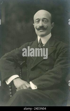 Portrait du compositeur italien Francesco Cilea, 1910s Banque D'Images