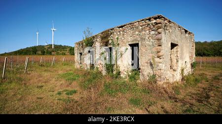 Rivoli Veronese (VR),Italie, quelques centrales éoliennes Banque D'Images