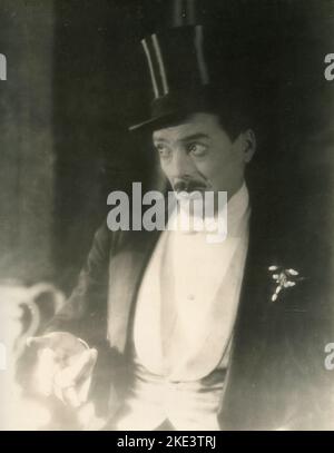 L'acteur allemand Max Linder dans le film Max, le roi du Cirque (Max, Der Zirkuskonig), Allemagne 1924 Banque D'Images