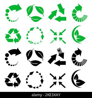 Vector recycle signs Illustration de Vecteur