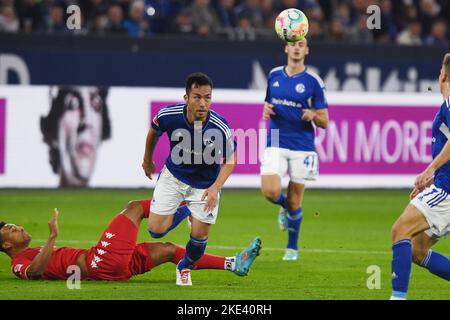 Gelsenkirchen, Allemagne. 9th novembre 2022. Maya Yoshida (Shalke) football : Bundesliga match entre FC Schalke 04 vs 1. FSV Mainz 05 à VELTINS-Arena à Gelsenkirchen, Allemagne . Credit: Itaru Chiba/AFLO/Alay Live News Banque D'Images