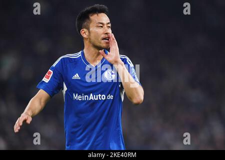 Gelsenkirchen, Allemagne. 9th novembre 2022. Maya Yoshida (Shalke) football : Bundesliga match entre FC Schalke 04 vs 1. FSV Mainz 05 à VELTINS-Arena à Gelsenkirchen, Allemagne . Credit: Itaru Chiba/AFLO/Alay Live News Banque D'Images