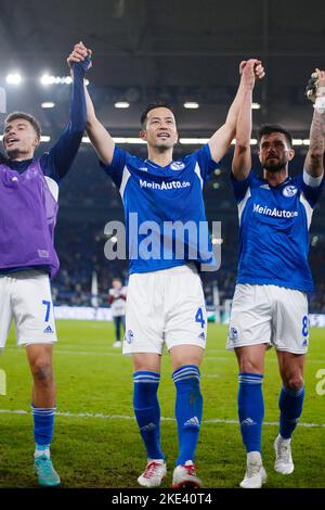 Gelsenkirchen, Allemagne. 9th novembre 2022. Maya Yoshida (Shalke) football : Bundesliga match entre FC Schalke 04 vs 1. FSV Mainz 05 à VELTINS-Arena à Gelsenkirchen, Allemagne . Credit: Itaru Chiba/AFLO/Alay Live News Banque D'Images