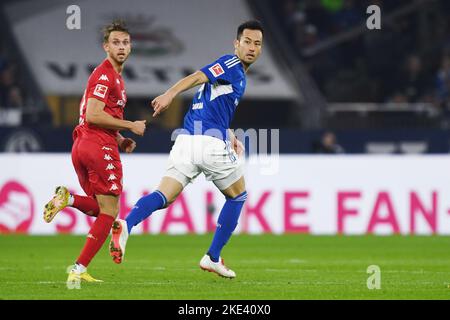 Gelsenkirchen, Allemagne. 9th novembre 2022. Maya Yoshida (Shalke) football : Bundesliga match entre FC Schalke 04 vs 1. FSV Mainz 05 à VELTINS-Arena à Gelsenkirchen, Allemagne . Credit: Itaru Chiba/AFLO/Alay Live News Banque D'Images