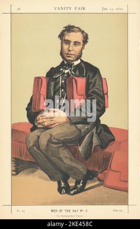 VANITY FAIR SPY CARICATURE M Emile Ollivier 'l'Empire parlementaire' France 1870 Banque D'Images