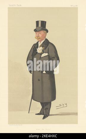 CARICATURE D'ESPION VANITY FAIR Henry Tyrwhitt-Wilson 'Near the Rose' Norfolk 1886 Banque D'Images