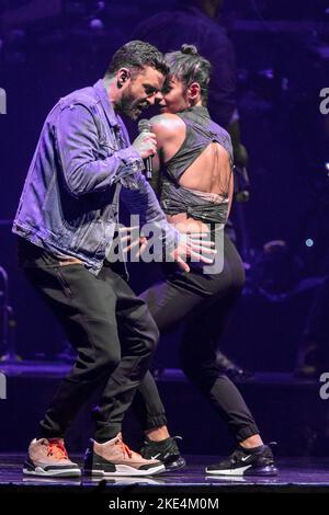 Justin Timberlake en concert à Het Gelredome - visite de l'Homme des bois. Pays-Bas -Arnhem vvbvanbree fotografie Banque D'Images