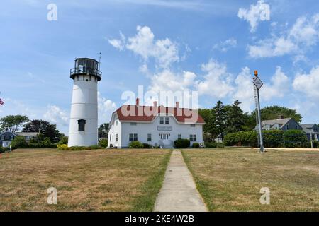 Phare de Chatham à Chatham Massachusetts Banque D'Images