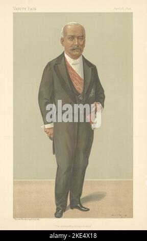 LE DESSIN ANIMÉ DE L'ESPION VANITY FAIR François Felix Faure 'la respectable éminemment' 1895 Banque D'Images