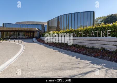 The New Tom Patterson Theatre à Stratford Ontario Canada Building Exterior fait partie du Festival de Stratford Banque D'Images