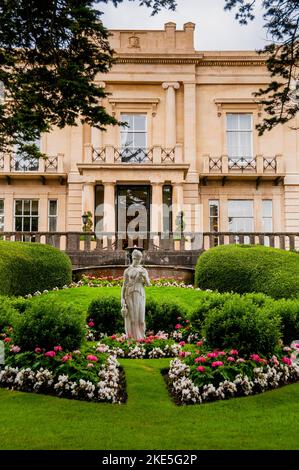 Entrée au Macdonald Hotel Spa à Bath, Angleterre. Banque D'Images