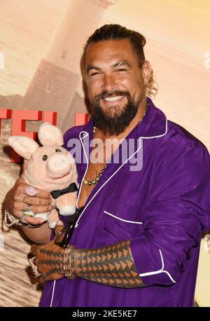 Century City, env. 09th novembre 2022. Jason Momoa participe à la première de Netflix's 'Slumberland' à AMC Century City 15 sur 09 novembre 2022 à Century City, Californie. Crédit : Jeffrey Mayer/JTM photos/Media Punch/Alay Live News Banque D'Images