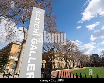 Saatchi Gallery, Duke of York Square, Chelsea, Londres, Angleterre Banque D'Images