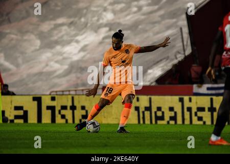 MALLORCA, ESPAGNE - NOVEMBRE 9 : Felipe de l'Atlético de Madrid tire le ballon pendant le match entre le RCD Mallorca et l'Atlético de Madrid de la Liga Santander sur 9 novembre 2022 à visiter le stade de Majorque son Moix à Majorque, Espagne. (Photo de Samuel Carreño/ PX Images) Banque D'Images