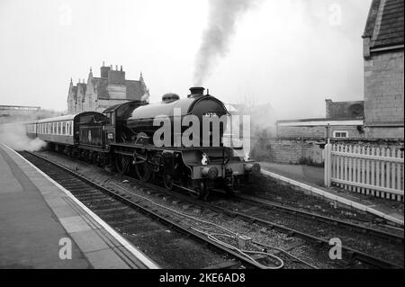 'Morayshire' à la gare de Wansford. Banque D'Images