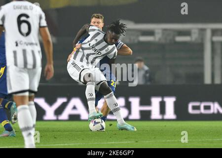 Vérone, Italie. 10th Nov, 2022. moise kean (juvenus) pendant le FC Hellas Verona contre FC Juventus, football italien série A match à Vérone, Italie, 10 novembre 2022 crédit: Agence de photo indépendante/Alamy Live News Banque D'Images