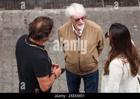 Sao Paulo, Brésil - 10/11/2022, ECCLESTONE Bernie (gbr), ancien PDG du Groupe de Formule 1, portrait pendant la Formule 1 Heineken Grande Premio de São Paulo 2022, Grand Prix de Sao Paulo 2022, 21st tour du Championnat du monde de Formule 1 FIA 2022 de 11 novembre à 13, 2022 sur le circuit Interlagos, à Sao Paulo, Brésil - photo Antonin Vincent / DPPI Banque D'Images