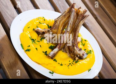 Pinnekjott norvégien Banque D'Images