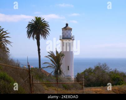 Phare de point Vincente à Rancho Palos Verdes, Californie, États-Unis Banque D'Images