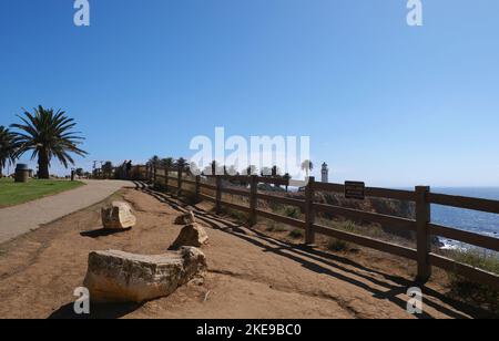 Point Vincente Beach Walk à Rancho Palos Verdes, Californie, États-Unis Banque D'Images