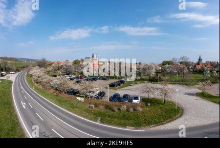 Blick über Drübeck im Harz Banque D'Images