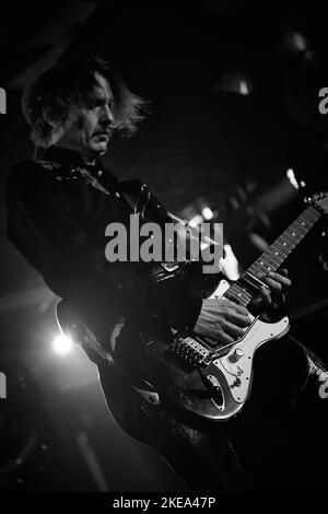 UK Rockers The Darkness, en direct au Hard Rock Hell XV, novembre 2022, photos de John Lambeth. Banque D'Images