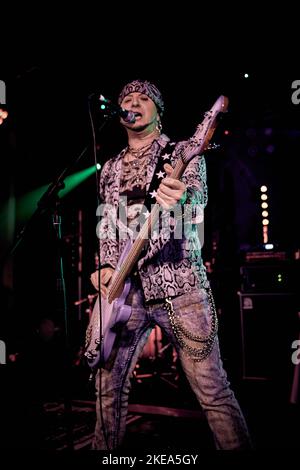Blitz, spectacle live au Hard Rock Hell XV, novembre 2022, photos de John Lambeth. Banque D'Images