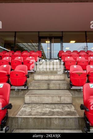 Visite de RheinEnergieStadion - le terrain de jeu officiel du FC Koln, Allemagne Banque D'Images