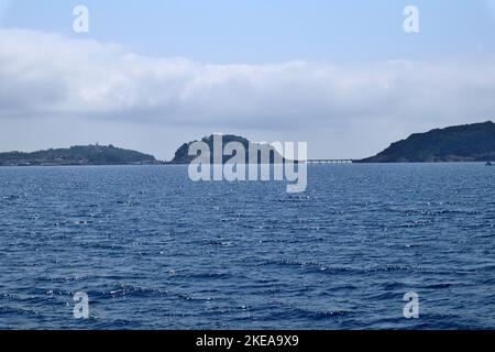 Procida - Ponte di Vivara dall'aliscaco Banque D'Images