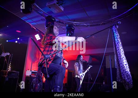 Baranovich, en live au Hard Rock Hell XV, novembre 2022, photos de John Lambeth. Banque D'Images