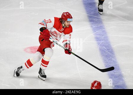 KREFELD, ALLEMAGNE - 10 NOVEMBRE 2022: Coupe Deutschland 2022, le jeu Allemagne - Danemark à Yayla-Arena Banque D'Images