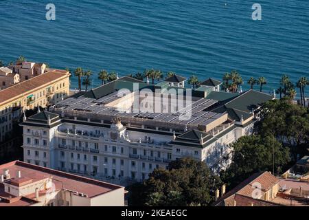 Gran Hotel Miramar. Málaga, Espagne. Banque D'Images