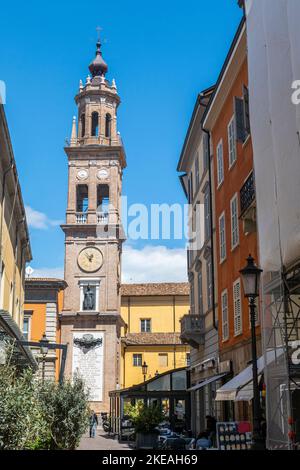 Parme, Italie: 05-02-2021: Magnifique clocher de Parme Banque D'Images