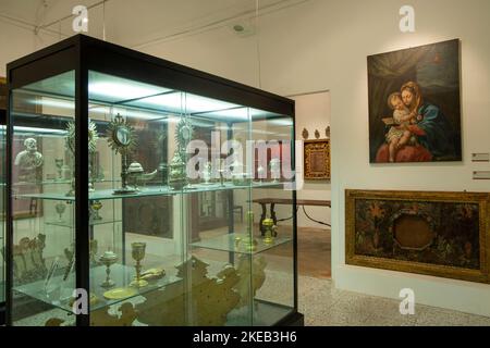 Le musée 'Palais ducal' à l'intérieur d'Urbania (Marche, Italie), Urbania, Pesaro Urbino, Marche, Italie, Europe Banque D'Images