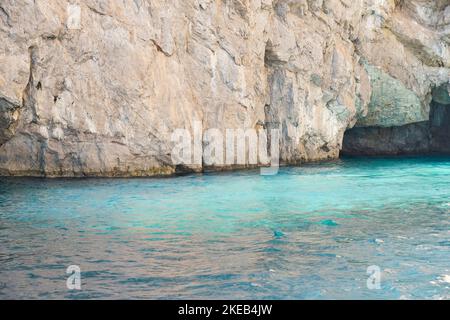 Green Grotto, Capri, Italie Banque D'Images