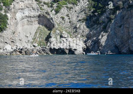 Green Grotto, Capri, Italie Banque D'Images