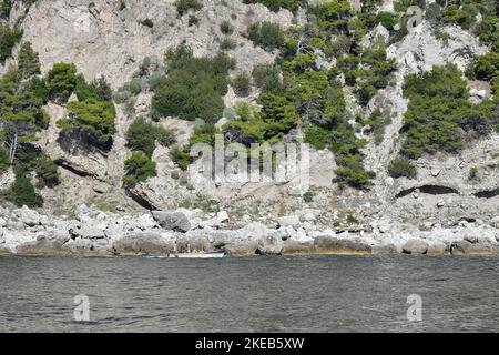 Green Grotto, Capri, Italie Banque D'Images