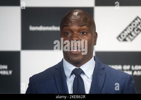 Photo du dossier datée du 8/5/2021 de Shaun Bailey. Scotland Yard ne prend aucune mesure contre l'ancien candidat de la mairie Bailey et les autres participants à un rassemblement à mi-parcours au siège du Parti conservateur. M. Bailey, qui est censé être en ligne pour un peerage, et des assistants Tory ont été vus poser pour une photo tout en levant des lunettes à côté de la nourriture de buffet tandis que Londres était sous les règles du coronavirus. Date de publication : vendredi 11 novembre 2022. Banque D'Images