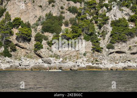 Green Grotto, Capri, Italie Banque D'Images