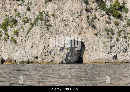 Green Grotto, Capri, Italie Banque D'Images