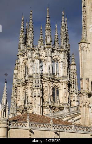 Cimborrio de la Cathédrale de Burgos, Espagne. Banque D'Images